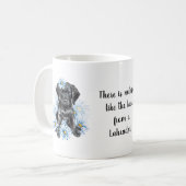 犬パーソナライズされたのペット写真 コーヒーマグカップ (正面左)