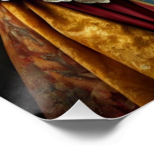 犬パーソナライズされたのポートレート:騎士としての犬 ポスター (コーナー)