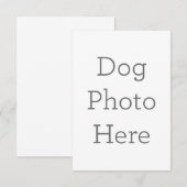 8.9cm x 12.7cmフラットサンキューカード (正面/裏面)