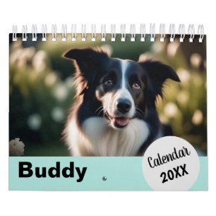 犬パーソナライズされたの写真ペットの年あなたの独自を作成 カレンダー