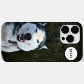 犬パーソナライズされたの写真名モノグラムカスタム犬 Case-Mate iPhoneケース (裏面 (横))