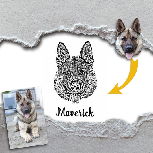 犬パーソナライズされたの写真、ペット ラバースタンプ