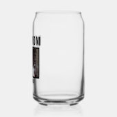 犬パーソナライズされたの母の写真 ガラス缶 (左)