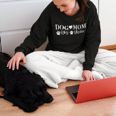 犬パーソナライズされたカスタム名犬ママ母マギフト スウェットシャツ