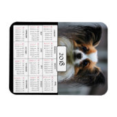 犬パーソナライズされた写真2018カレンダー磁石 マグネット (横)