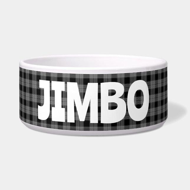 犬パーソナライズされた又は猫のカスタム鉢 ボウル (正面)