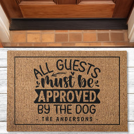 犬パーソナライズされた好き ドアマット