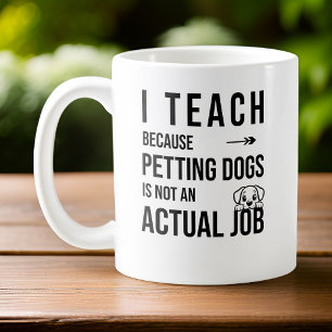 犬パーソナライズされた恋人先生Iが教え理由 コーヒーマグカップ