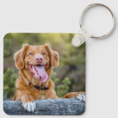 犬パーソナライズされた恋人Keepsake Pet写真 キーホルダー (裏面)