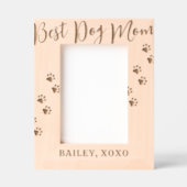 犬パーソナライズされた最高のの母 レーザー彫刻フレーム (正面)