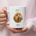 犬パーソナライズされた母フォトマグ | カスタム贈 コーヒーマグカップ<br><div class="desc">犬祝母の写真マパーソナライズされたグの愛犬！ペットお気に入りのの写真を追加して、愛犬家に贈り物を作る。コーヒー、紅茶、またはホットココアを飲むのに最適な、このカスタムマグは、4本足の仲間との絆を示す思慮深い方法である。素晴らし誕生日や休日の場合や単なる理由！🐾💕</div>