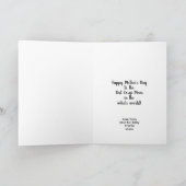 犬パーソナライズされた母ペットコーギ母の日 シーズンカード (内部)