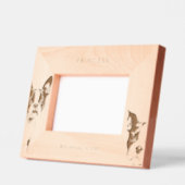 犬パーソナライズされた種 レーザー彫刻フレーム (左)