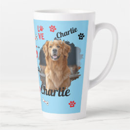 犬パーソナライズされた記念碑 | ペットのマグカップ カフェラテマグ