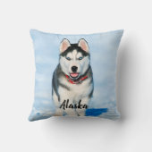 犬パーソナライズされた2ペット写真 クッション (裏面)