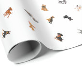 犬パーティー ラッピングペーパー (ロールコーナー)