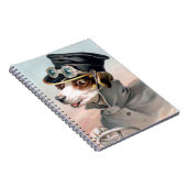 犬ビクトリアン車のノート ノートブック (右側)