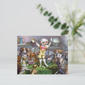 犬ビクトリアン魔術葉書 ポストカード (スタンド正面)