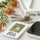 犬ビジネスのためのパーソナライズな犬項目 キーホルダー (正面右)