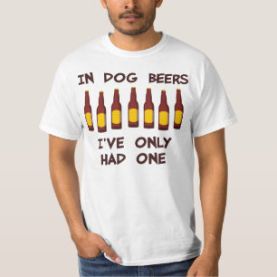 犬ビールで私に1つがありました Tシャツ