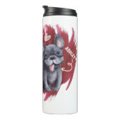 犬フランスののパパ犬の母のためのブルドッグかわいい贈り物 タンブラー (回転右)