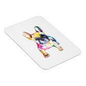 犬フランスの恋人のためのブルドッグ水彩手描き マグネット (右側)