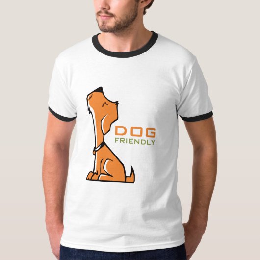 犬フレンドリー Tシャツ (正面)