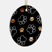 犬プリントオーナメント セラミックオーナメント (右)