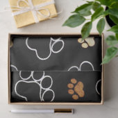 犬プリントティッシュペーパー 薄葉紙 (ギフト)