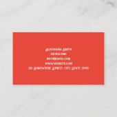 犬ベーカリーカスタムQR 名刺 (裏面)