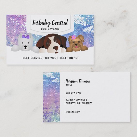 犬ベーカリー名刺 名刺 (正面/裏面)