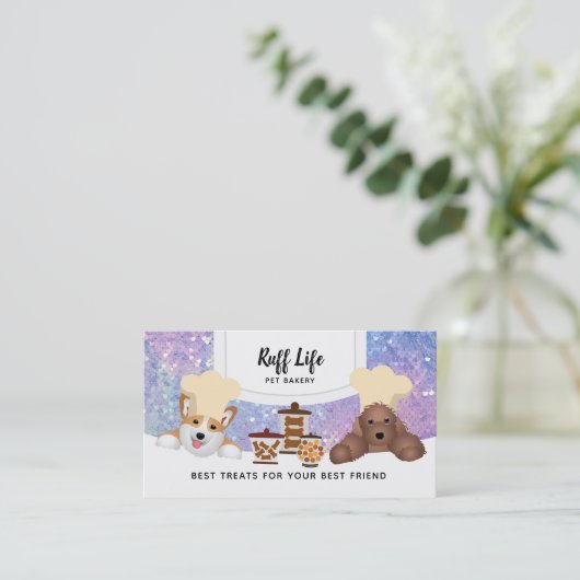 犬ベーカリー名刺 名刺 (スタンド正面)