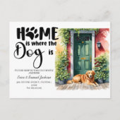 犬ペットが移動!新しいアドレス発表 案内ポストカード (正面)