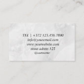 犬ペットのロゴ獣医院 名刺 (裏面)