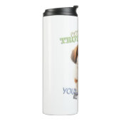 犬ペットの最愛のトラブルメーカーかわいい可愛おもしろいい タンブラー (回転左)