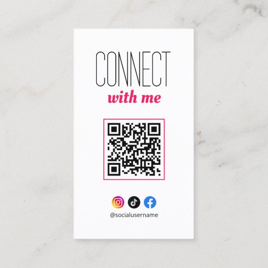 犬ペットインフルエンサー写真ソーシャルメディアQRコード 名刺 (裏面)