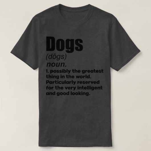 犬ペットラバーギフト定義完璧なプレゼント Tシャツ (デザイン正面)