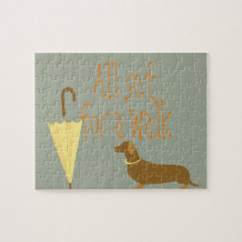 犬ペット傘 ジグソーパズル