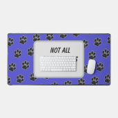 犬ペット最高の友友赤いハート子犬の前刷り デスクマット (キーボード&マウス)