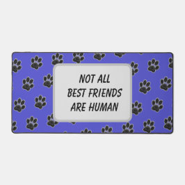 犬ペット最高の友友赤いハート子犬の前刷り デスクマット