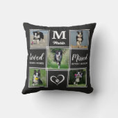 犬ペット記念ペット損失記念写真集 クッション (裏面)