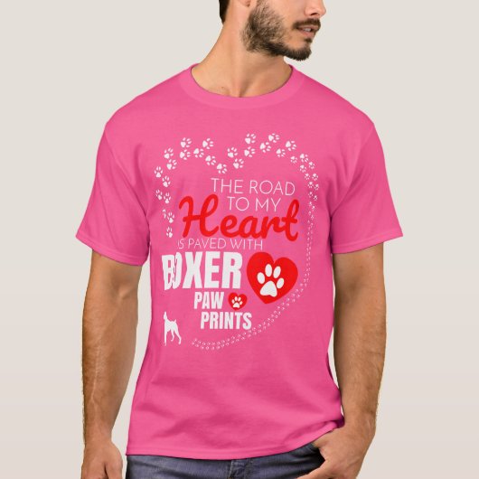 犬ボクサー向けボクサー贈答品 Tシャツ (正面)