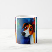 犬ポートレートアートコーヒーマグ コーヒーマグカップ (中央)