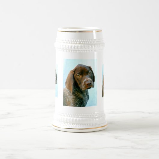 犬ポートレート ビールジョッキ (中央)