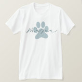 犬ママかわいいTシャツ Tシャツ (デザイン正面)