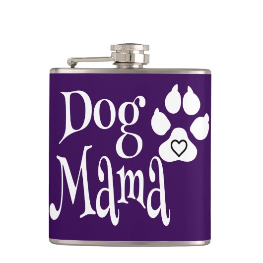 犬ママの子犬の恋人 フラスク (正面)