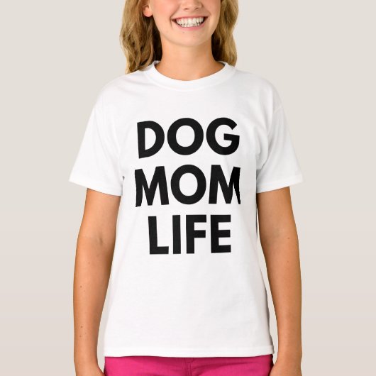 犬ママライフ Tシャツ (正面)