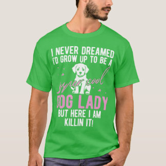 犬ママ犬ギフト犬の恋人ことわざ女の子ヴィンテージ Tシャツ