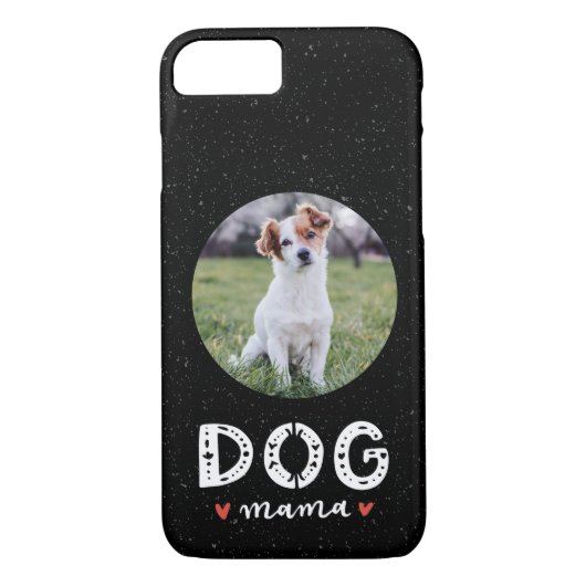 犬ママ·カスタム·ペット·ケース·メイトiPhoneケース Case-Mate iPhoneケース (裏面)