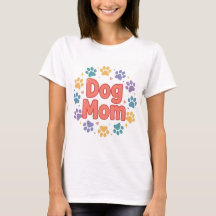 犬ママ 女性用Tシャツ
